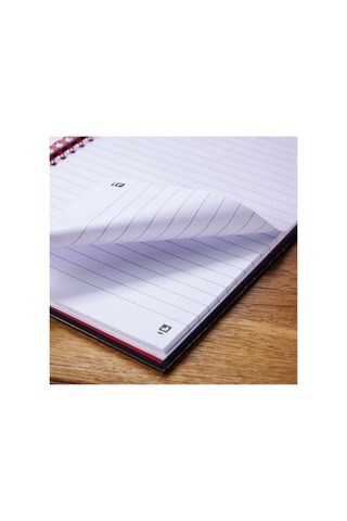 Dayanıklı Sert Kapaklı Spiral Notebook, 70 Çift Taraflı Sayfa Açık Gri