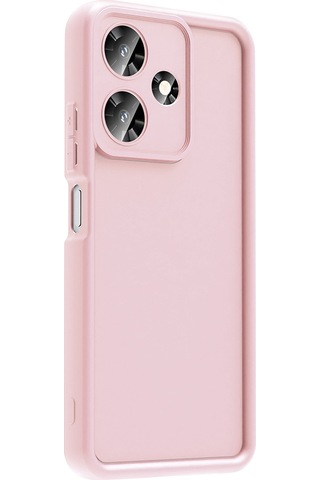 Ariatech İnfinix Hot 30i Kılıf Kamera Korumalı Ananas Kapak - Pembe Pembe
