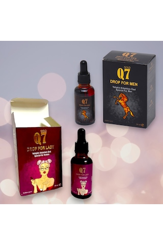 Q7 Vip Set Erkekler Ve Kadinlara Özel Takviye & Destek Ve İstek Damla 30ml Q7 Vip Set Erkekler Ve Kadinlara Özel Takviye & Destek Ve İstek Damla 30ml