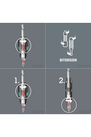 Wera 867/1 BTZ Torx Bits Uç 25mm TX40 05066130001
