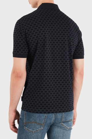 Armani Exchange % 100 Pamuk Regular Fit Düğme Polo Erkek Polo Xm002905 Af10356 Ub101 Lacivert