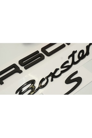 Porsche Boxster S Bagaj 3M 3D Abs Yazı Logo Amblem Seti (549220600)