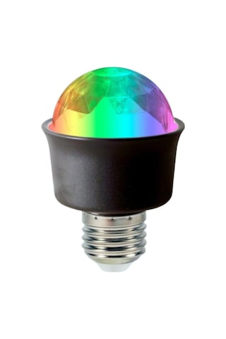 Ledx Al-kx6882 Mini 360 Derece Led 3.3 Watt E27 Duy Rgb Disko Lamba Doğal Işık