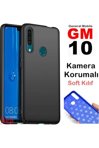 General Mobile 10 Gm 10 Kilif Lüx Kamera Çikintili Mat Silikon 443576339