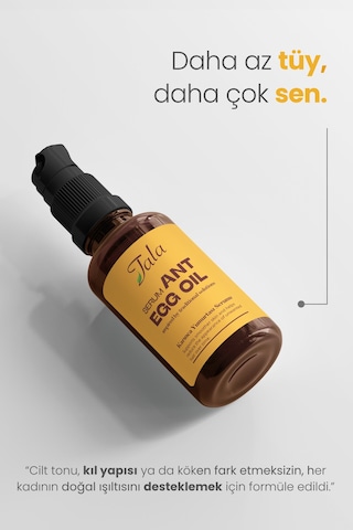 Tala Karınca Yumurtası Yağı Tüy Azaltıcı Tüy İnceltici Serum 30 ML