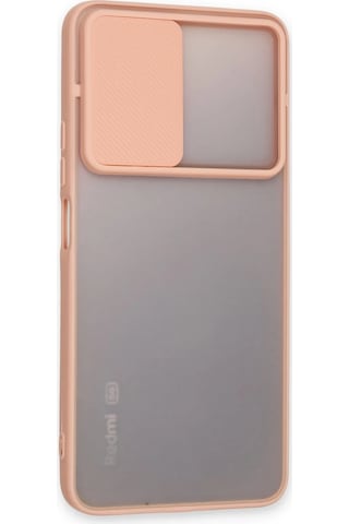 Newface Xiaomi Redmi Note 11t Kılıf Palm Buzlu Kamera Sürgülü Silikon Semeglbl - 18 - Pembe