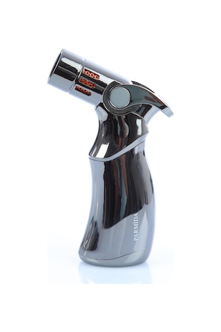 Parmida Dört Torch Pürmüz Gunmetal Masa Tipi Puro Çakmağı 64122004
