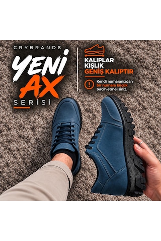 Crybrands Ax Erkek Kışlık Outdoor Ayakkabı Lacivert
