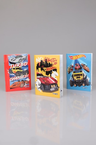 Yeni Sezon Lisanslı Hot Wheels A6 Çizgili Not Defteri