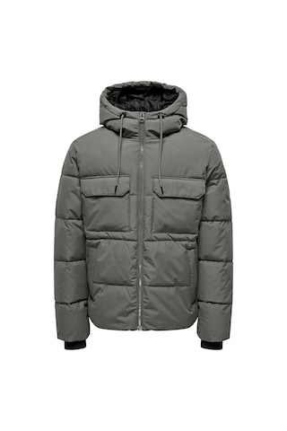 Only & Sons Elijah Erkek Yeşil Mont 22029661-casg Yeşil