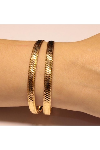 Hakan Güler Kuyumculuk 22 Ayar Altın Aynalı Bilezik