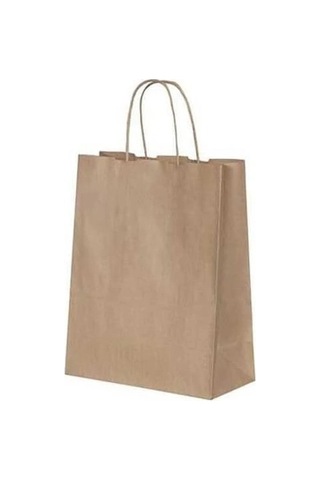 Kraft Çanta Kraft Renk 20x9x24 Küçük 25 Adetli
