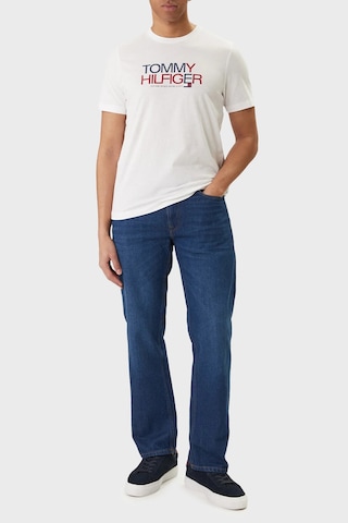 Tommy Hilfiger Erkek T Shirt Mw0mw42369 Ybr Beyaz