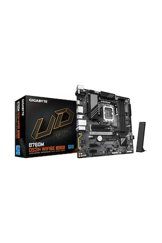 Gıgabyte B760m Ds3h Wıfı6e Gen5 Hdmı Vga Dp 1700p 16633734