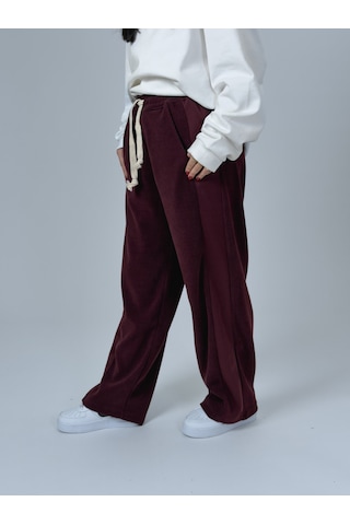 Cocopelli Oversize Bordo Kadın Baggy Eşofman Coc2531