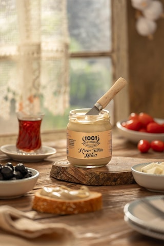 1001 Çiftliği Krem Tahin Helva 225gr Katkısız