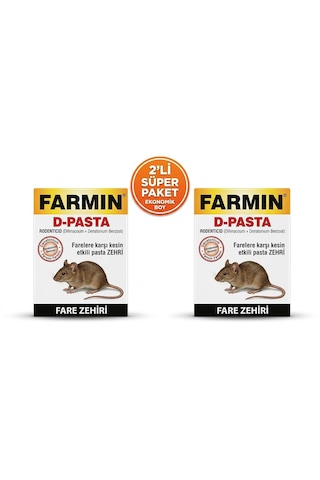 Fare Zehiri 90 Gr Pasta 2'li Set - Ev, Depo, Çiftlik Uyumlu