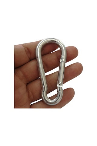 Galvanizli Karabina, 7 Mm, Askı, Çengel, Kanca, Anahtarlık