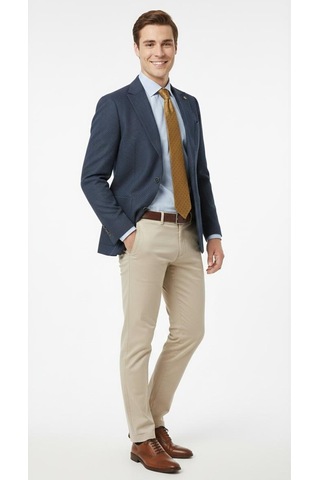 Presto Erkek Slim 6 Drop Örme Torba Cep Ceket Lacivert 1639-002 Lacivert