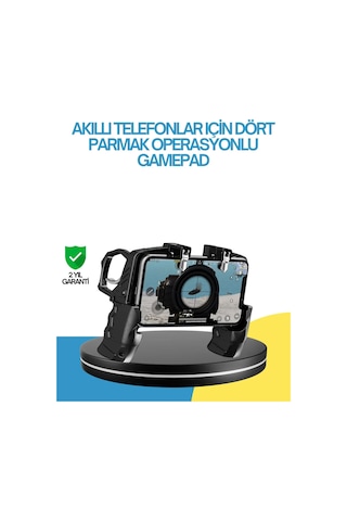 Dört Parmak Destekli Mobil Gamepad Tetikli Oyun Kontrolcüsü Diğer