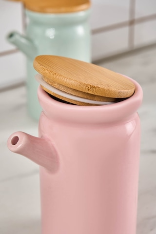 Karaca Portobello Bambu Vakumlu Kapaklı Yağlık Ve Sirkelik 400 Ml Renkli