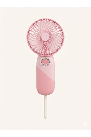 Taşınabilir Mini Fan Usb Şarjlı El Vantilatörü 3 Kademeli Sessiz Vantilatör