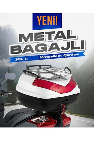 Wogen Wg39 Basic Metal Bagajlı Çanta Beyaz Beyaz