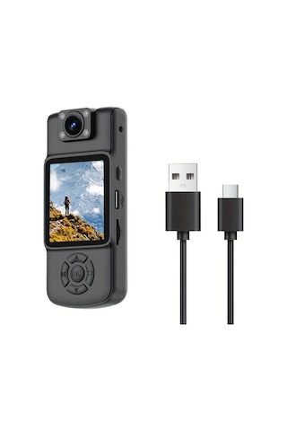 Dashanshop Mini Hd Dv Kamera Mini Video Recorder 64g Hafıza Kartlı Taşınabilir Kayıt Cihazı Spor Toplantı Evcil Hayvan Kaydı İçin