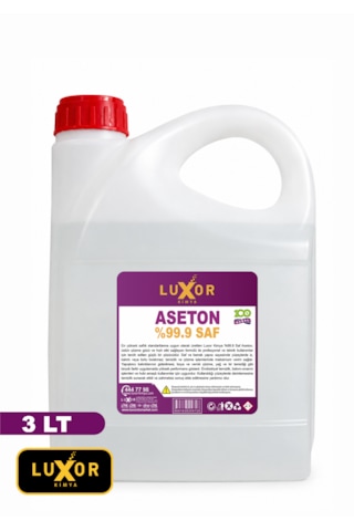 Luxor Kimya %99.9 Saf Aseton 3 Litre