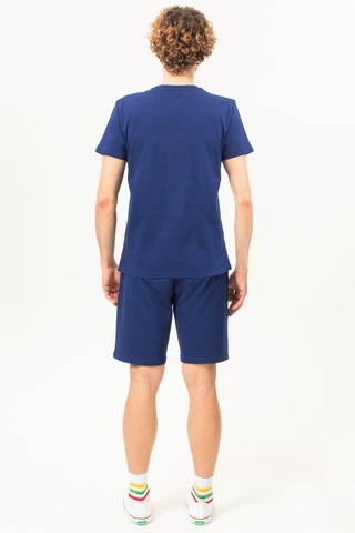 Benetton Bnt-m20465-23y Erkek T-shirt Bnt-m20465-r1078 Lacivert