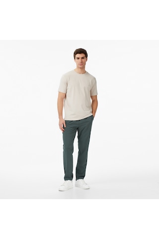 Nautica Erkek Bej Regular Fit T-shirt Düz V65361t Bej