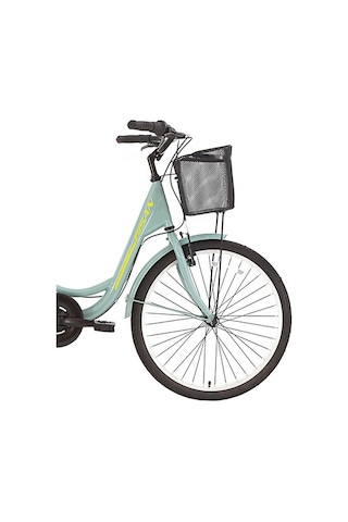 Bisan Sorrento-s Şehir Bisikleti 36 Cm V 24 Jant 7 Vites Çağla Yeşili Sarı Çağla Yeşili Sarı Yeşil - Sarı