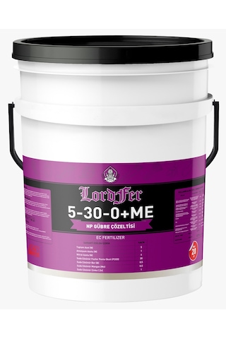 Lordfer 5-30-0+Me Sivi Gübre 20 Litre Lordfer 5-30-0+Me Sivi Gübre 20 Litre