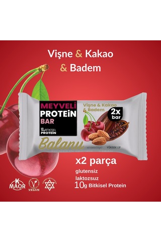 Meyveli Protein Bar Vişne & Kakao 55 Gr