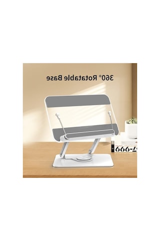360 Döner Tablet Ve Kitap Okuma Standı, Ergonomik Tasarım İle