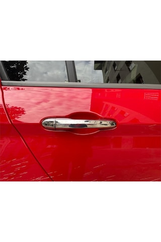 Egea Cross Uyumlu Krom Kapı Kolu Paslanmaz Çelik 8 Parça