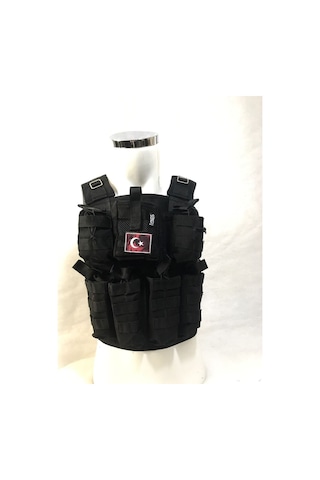 Sungu Askeri Shop Unisex Polis Hücum Yeleği Siyah Polis30032022 Siyah