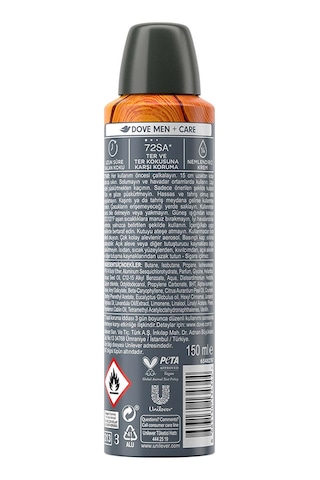Dove Men +care Advanced Erkek Deodorant 72 Saat Koruma Sandalwood Vanilla 150 Ml Dove Men +care Advanced Erkek Deodorant 72 Saat Koruma Sandalwood Vanilla 150 Ml