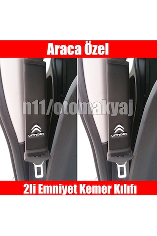 Citroen C5 Oto Koltuk Deri Emniyet Kemer Aksesuar Kılıfı
