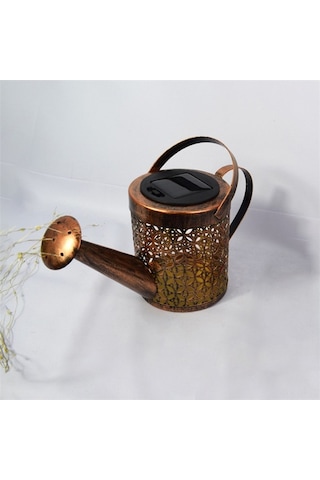 Pazly Güneş Enerjili Sulama Boş Kova İp Işığı Dış Mekan Bahçe Şelale Lamba Dekor Braketsiz