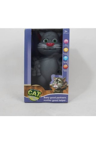 Konuşan Ses Kaydeden Müzikli 23 Cm Kedi