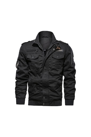 Pasifix Erkekler Rahat Slim Artı Kadife Sıcak Ceket 001