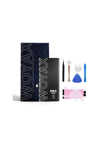 Woyax by Deji Apple Uyumlu iPhone 13 Premium Batarya 3510 Mah Yüksek Kapasite
