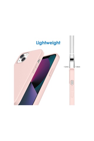 Üç Parçalı Silikon İphone 16 Telefon Kılıfı Seti Mavi, Pembe, Beyaz Diğer