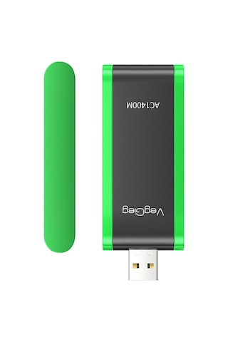 Veggieg 1400 Mbps 2.4ghz/5ghz Dual Band Gigabit Alıcı Verici Usb Wifi Adaptör