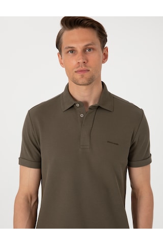 Pierre Cardin Erkek Haki Tişört Basic 50306154-vr027 Haki