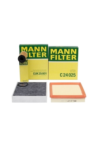 Bmw F30 Kasa 318i Periyodik Bakım Filtre Seti Mann Marka 13717630911-64119237555-11428507683