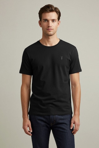 Erkek Standart-fit Bisiklet Yaka %100 Pamuk 4'lü Basic Tişört Paketi Kzk-105 Çok Renkli