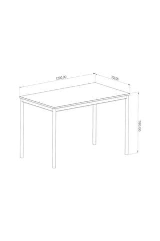 Elegance Yemek Masası Atlantik Çam 120x70
