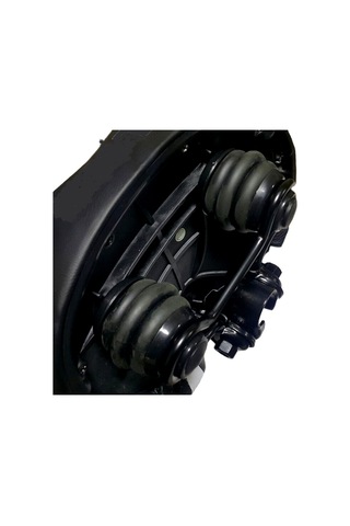 Geniş Yaylı Yumuşak Bisiklet Sele 25 x 22 CM - Çok Renkli